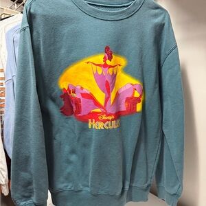 Disney Hercules Blue Crewneck Sweatshirt